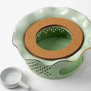 [골드스마일]도자기 티 워머 민트 차용품 차 양초 티팟 히터