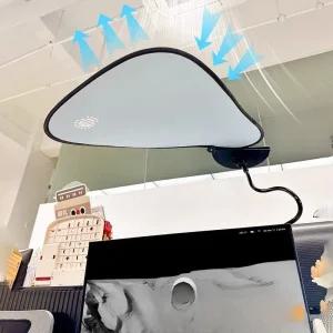 사무실에어컨 히터바람막이 차단 가리개 형광등 칸막이 가림막 모니터