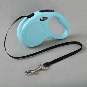 [골드스마일]강아지리드줄 강아지 산책 자동 리드줄 블루 5m