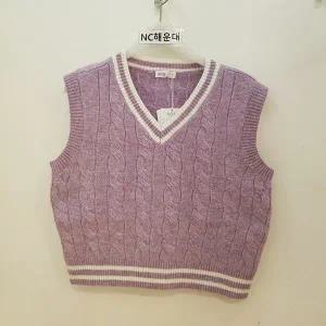 [보리보리/소이]케이블니트조끼23w5084vi여아/주니어용겨울상품초