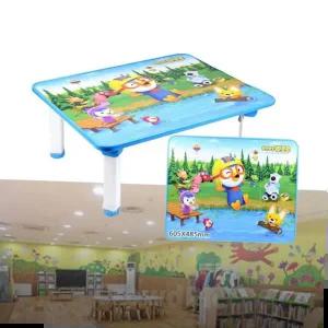 접이식공부상 유아좌식책상 아기 어린이밥상 뽀로로 공부상 소풍