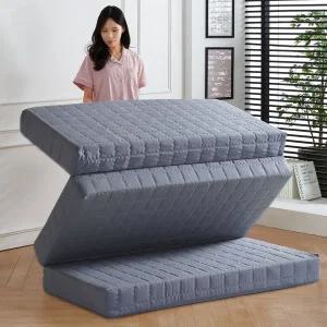 [완소간소]3단 접이식 원룸 바닥 수면매트 자취 접는 매트릭스 토퍼 단단한 침대형 5cm 멀티싱글