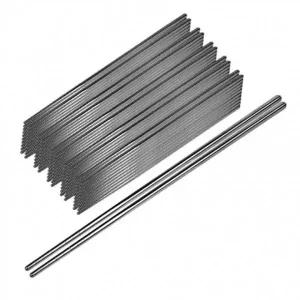 스텐 라이트 진공 젓가락 체크 50P 업소용 식당 수저