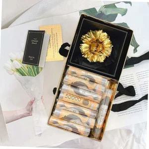 NEW 용돈박스 어버이날 금카네이션 골드박스 돈상자