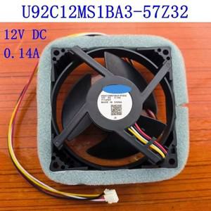 냉각 팬 U92C12MS1BA357Z32 Haier 냉장고 교체 DC12V 0.14A 수리 부품