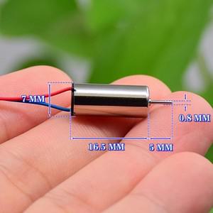 나노 항공기 [드론 호환 호환용품] 쿼드콥터용 고속 엔진 미니 716 코어리스 모터 0.8mm 샤프트 DC 3.7V4.2