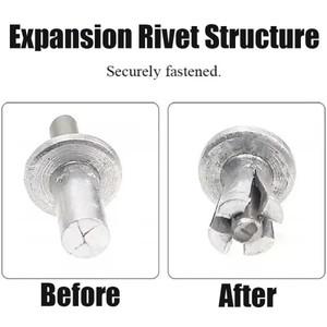 알루미늄 확장 리벳 해머 드라이브 노크 유형 스테인레스 막대 나사 못 패스너 하드웨어
