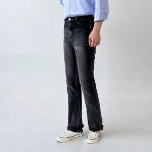 남자 데님 부츠컷팬츠 세미와이드 청바지 여름