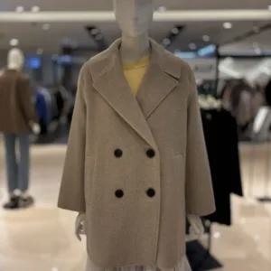 나이스클랍 더블 버튼 하프 자켓 코트 나이스크랍 N244MWCA45