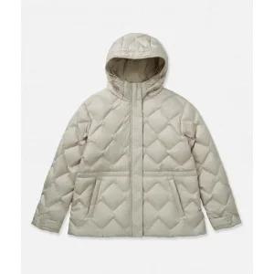 코오롱스포츠 여성 솟솟 중기장 경량 다운 TVJDW25922OAT