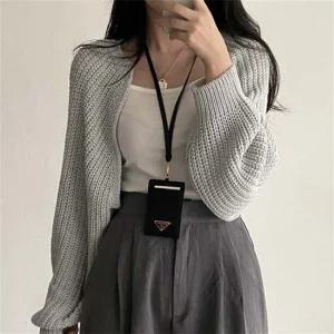 연예인 여성 크롭 볼레로