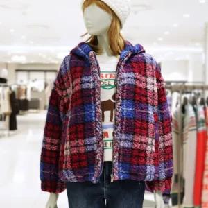 베네통 체크 헬렌후리스 점퍼 BAJP55361_BP