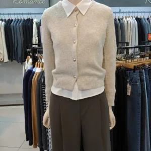 로엠 금장단추 가디건 RMCKF4VR12