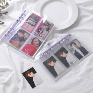 사진첩 6공 다이어리 포토북 투명 앨범 3인치 보관용 사진앨범 포토북 포토앨범 사진앨범