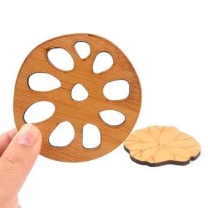 우드 컵받침 고급 디자인 우드코스터 다용도 컵홀더 우드컵받침 인테리어컵받침 티코스터