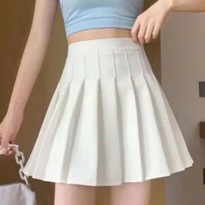 테니스룩 여성 데일리 주름치마 짧은 미니 테니스스커트