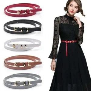 여성 벨트 허리띠 슬림 남성 캐주얼 슬랙시 버클 스커트 자켓 원피스 여자 허리 얇은