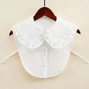 빅프릴 이너카라 레이어드 목만있는 넥케이프 블랙