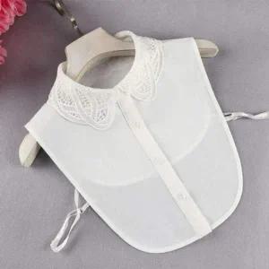 레이어드 넥카라 케이프 자수 의류용 레이스 페이크