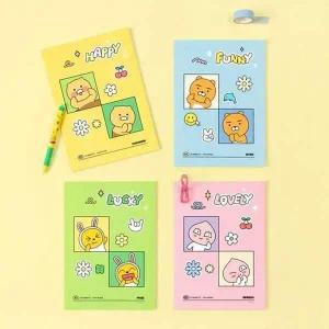 [셀러에이드]카카오프렌즈 제본 노트 세트 10권 신학기 공책 학교준비물