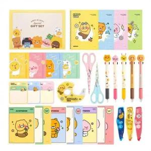 [셀러에이드]카카오프렌즈 캐릭터 문구생일세트 랜덤 팬시세트 학용품선물