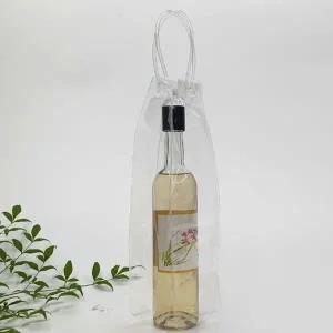 [골드스마일]와인 쇼핑백 PVC 칠링백 투명 선물용 가방 휴대용