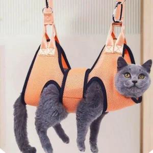 [골드스마일]강아지 고양이 미용 해먹 반려동물 손톱 셀프 거치대 미용대