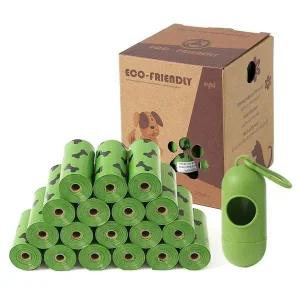 [골드스마일]멍멍 세트(그린) 배변봉투18롤 캡슐케이스+향기