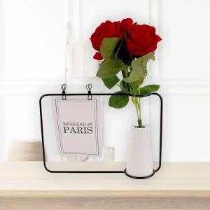 [셀러에이드]디자인화병 디자인 화병 메모지 꽂이 블랙 메모꽂이