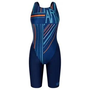 [하프클럽/]아레나 2025 여자 반전신 수영복 4부 U113336 5부수영복