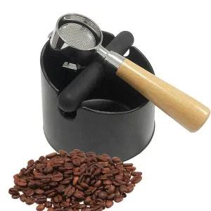 [골드스마일]커피 찌꺼기 정리함 넛박스 탬핑 스테이션 보관통 포터 필터 거치대