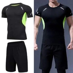 헬스 운동복 세트 런닝반팔 쇼트 반바지 축구
