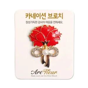 [골드스마일]카네이션브로치 스승의날 어버이날 선물 스승의날브로치