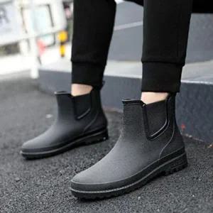 남성 방수 신발 앵클부츠 레인로퍼 레인슐 샌들
