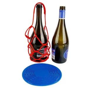 [골드스마일]실리콘 음료 캐리어 와인 보관함 칠링백 다용도 음료백