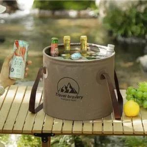 20L 다용도 캠핑 바스켓 접이식 캠핑물통 설거지통