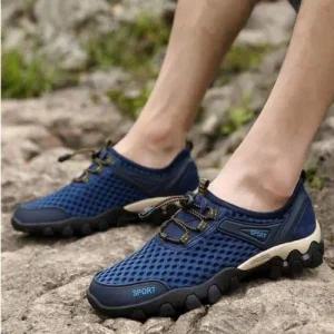 남성 3컬러 아쿠아슈즈 메쉬 트레킹화