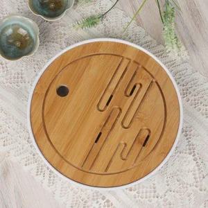 다기 세트 차판 대나무 차 트레이 다관 잔 받침 우전 원목다도