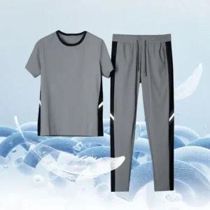 트레이닝 인기 쿨링 세트 여름 감성 스포츠 웨어 반팔