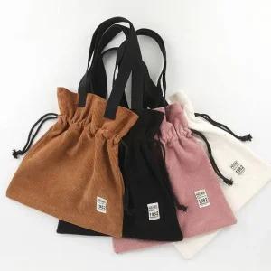 고품질 복조리 코듀로이 에코백 쇼더백 토트백 여성가방 여행가방 (WFFKUDU)