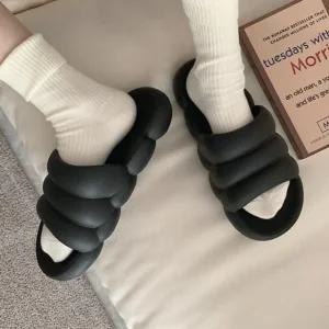 남여공용 플랫 슬리퍼 구름 말랑 푹신 샌들 여름신발 rsl4+5BBs