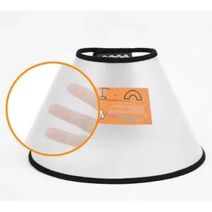 [골드스마일]강아지 반투명 찍찍이 넥카라 5호 1P 수술 깔대기 카라