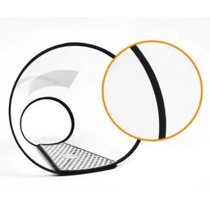 [골드스마일]강아지 반투명 찍찍이 넥카라 4호 1P 수술 깔대기 카라