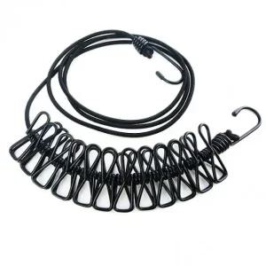 휴대용 캠핑 빨래집게 건조끈 줄걸이 로프 (WFKMVJE)