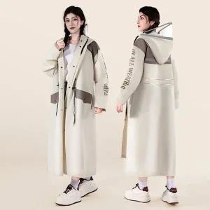 [하프클럽/]오버핏 롱 레인코트 예쁜 비옷 코트형 전신 패션 우비