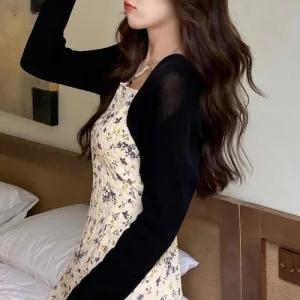 [라일리여성의류] Rly 여름가디건긴팔 볼레로 여리여리한 반팔볼레로