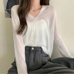 [라일리여성의류] Rly 카디건 볼레로 여성 여름가디건 반팔볼레로 긴팔