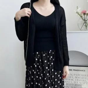 [라일리여성의류] Rly 여자상의 볼레로 시스루 가디건 볼레로