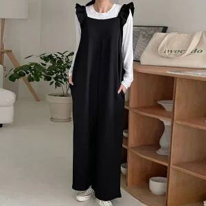 [하프클럽/] 셔링띠와이드점프수트 ARV310M510 빅사이즈