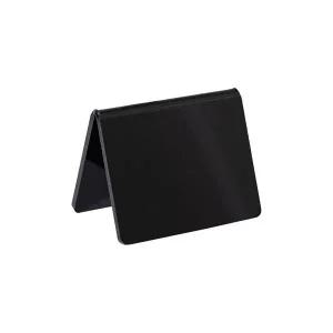 [셀러에이드]미니 아크릴 안내판 V형 블랙 보드 20x15cm 식당 광고판 플레이트